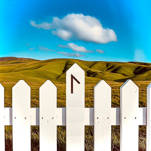 Picket Fence by GARY P