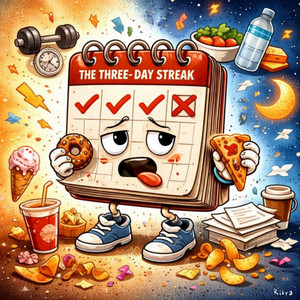 The Three-Day Streak by Riora