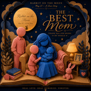 The Best Mom by Rabbit on the Moon