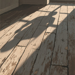 Worn Wooden Floors by ZAENAB NARQIS