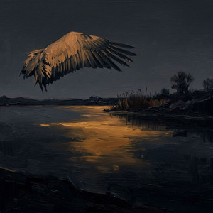 The Crane Knows The Sky by Llalex Cuh