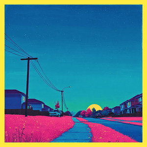 Highway by pink motel