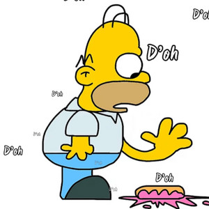 homer drops his donut by Vault Uploads