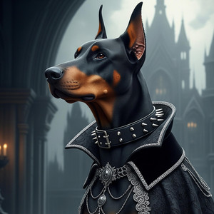 The Gothic Doberman by one minute songs