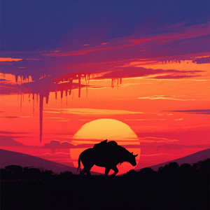 Bleeding Sunset by Eduardo Idir