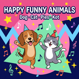 KOKSU Mk - Happy Funny Animals Dog Cat Pies Kot I