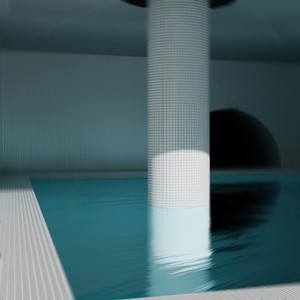 Pool Rooms Entrance by EMBA Soundsystem, Origami Kazute Company 折り紙