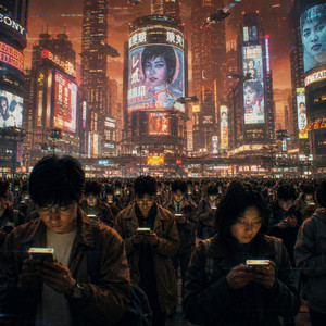 Neon and loneliness by Vrt3miz