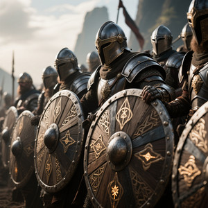 SHIELD WALL OF THE SAINTS by TheGhostintheMachine