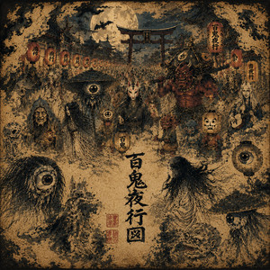 百鬼夜行図 by Nina AIシンガー