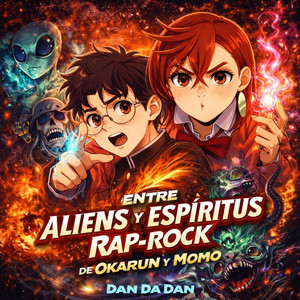 Entre Aliens y Espíritus Rap-Rock de Okarun y Momo by Kevin Simebtak