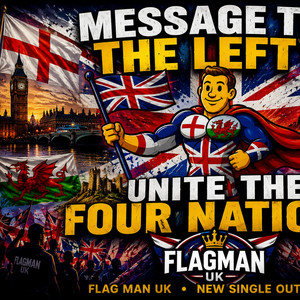 Message to the lefty by Flagman uk