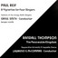 Reif: 8 Vignettes For 4 Singers - Thompson: The Peaceable Kingdom cover