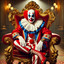 The Clown in Red White and Blue