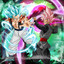 Goku Black vs Gogeta cover