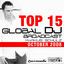 Global DJ Broadcast Top 15 - October 2008 cover