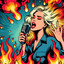 Fire artwork
