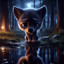 El bebe Lobo solitario cover