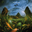 Green Desert Water - Northern Lights