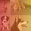 Dashing Background for Calming Pups cover