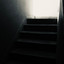 Stair at the light cover