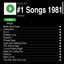 #1 Songs 1981 cover