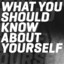 What You Should Know About Yourself cover art