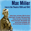 Max Miller Live in the Theatre 1938 and 1942 cover
