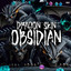 Dragon skin obsidian artwork