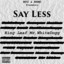 Say Less cover