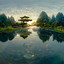 Peaceful Zen Sanctuary Music cover