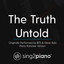 The Truth Untold (Originally Performed by BTS & Steve Aoki) - Piano Karaoke Version