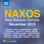 Naxos November 2013 New Release Sampler cover