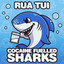 Cocaine Fuelled Sharks artwork
