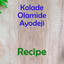 Recipe cover