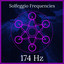 174 Hz - Solfeggio Rain Music For Sleep - 174 Hz Frequency Pain Relief Healing cover