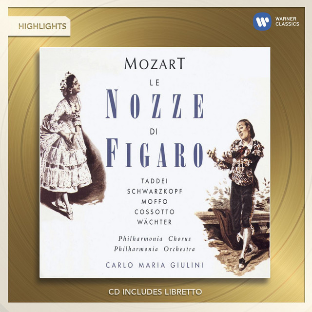 Wolfgang Amadeus Mozart Le Nozze Di Figaro