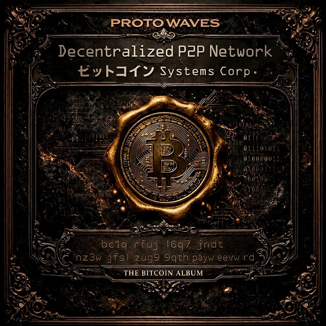 Decentralized P2P Network ビットコイン Systems Corp. - The Bitcoin Album cover art