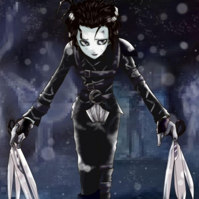 scissors in my hands