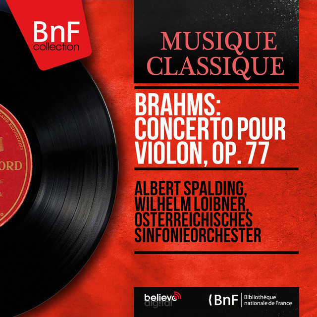 Brahms: Concerto pour violon, Op. 77 (Mono Version) cover art