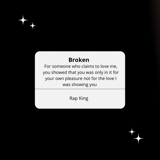 Broken - Single by Rap King | Spotify