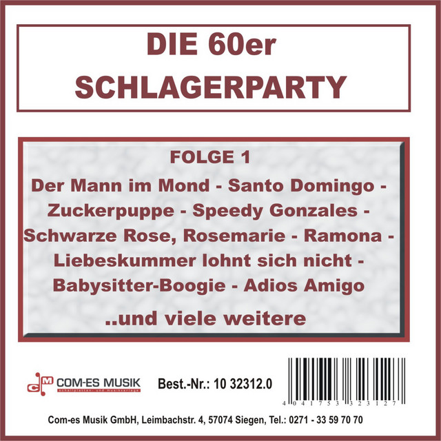 Die 60er Schlagerparty, Folge 1 cover art