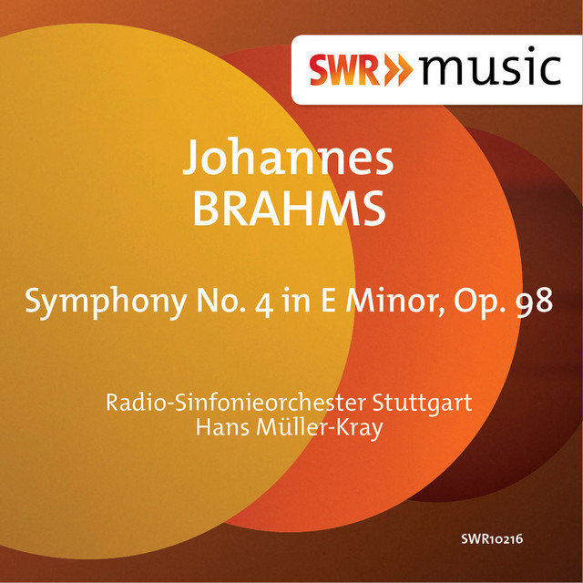 Brahms: Symphony No. 4 in E Minor, Op. 98 cover