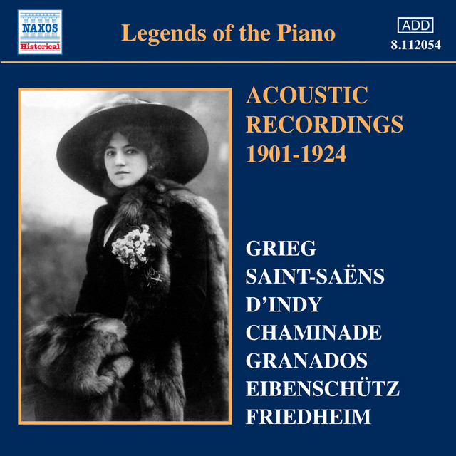 Legends of the Piano - Acoustic Recordings 1901-1924 cover