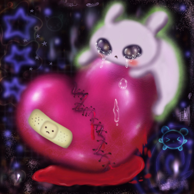 ⓑⓐⓝⓓ-ⓐⓘⓓ ④ ⓐ ⓑⓡⓞⓚⓔⓝ ⓗⓔⓐⓡⓣ cover art