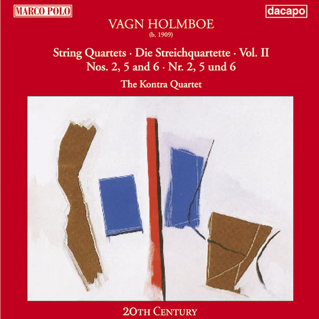 Holmboe: String Quartets Nos. 2, 5 & 6 cover art