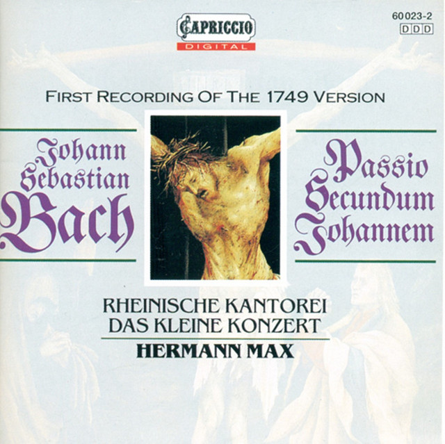 Bach, J.S.: St. John Passion cover