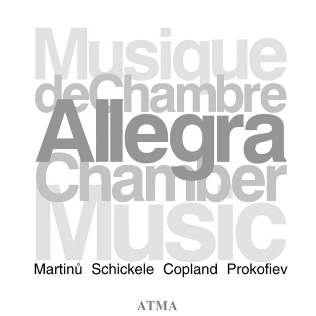 Chamber Music by Martinu, Schickele, Copland and Prokofiev