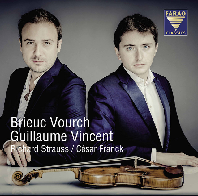 Brieuc Vourch, Guillaume Vincent; Richard Strauss, César Franck; Sonaten cover art