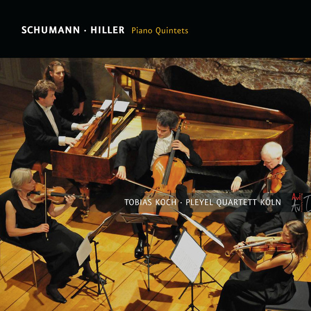 Schumann & Hiller: Piano Quintets cover art